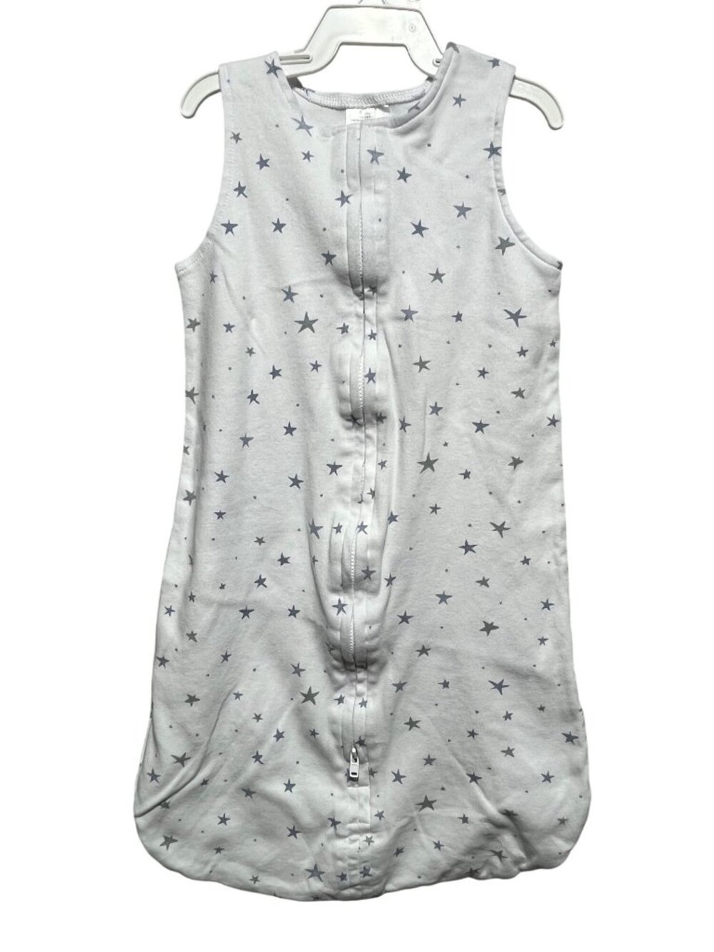Ely's & Co Baby Sleep Sack 3-6 Month Blue Star Print Sleeveless 100% Cotton